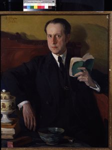 ""Mstislav Dobuzhinsky (Dobujinsky) litván művész (1875-1957) portréja" Osip Emmanuilovich Braz (1872-1936) festménye 1922 Magángyűjtemények Múzeuma A. Puskin Szépművészeti Múzeumban, Moszkva