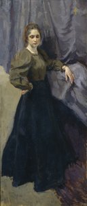 Jelizaveta Martynova festőművész portréja 1868-1905, 1896