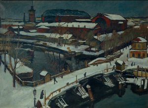 Téli táj. Petrográd, 1920