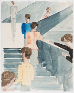 Bauhaus lépcsőház alkotó: Oskar Schlemmer