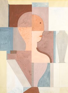 Megosztott törzs jobbra nézve alkotó: Oskar Schlemmer