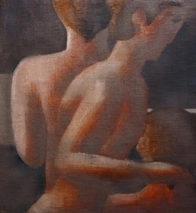 Három akt, ezüst fríz III alkotó: Oskar Schlemmer