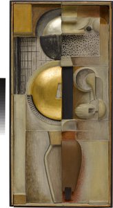 Relief JG in Bronze alkotó: Oskar Schlemmer