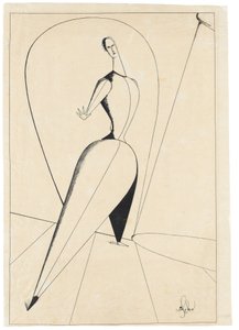 Táncosnő alkotó: Oskar Schlemmer