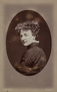 Jane Dieulafoy portréja 1851-1916, c. 1890. alkotó: Ostroróg