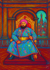 A trónon ülő király alkotó: Osvaldo Russo