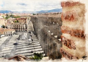 Segovia római vízvezeték-város