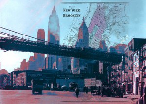 Régi New York-i térkép