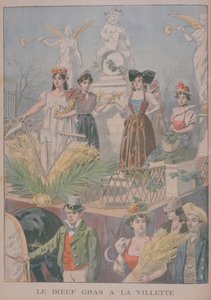 Hízott ökör ünnepségei, Villette, Párizs, 1900 alkotó: Oswaldo Tofani