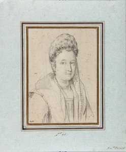 Costanza Sforza di Santa Flora (1550-1617), Sora hercegnőjének és Giacomo Boncompagni feleségének portréja Ottavio Leoni (1578-1630) rajza Genes, Musei di Strada Nuova, inv 2431