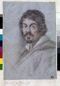 Michelangelo Merisi da Caravaggio portréja (pasztell, bristol táblán, 1621 körül)