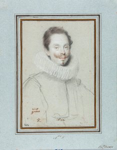 Paris Pinelli márki portréja (17. század) Ottavio Leoni (1578-1630) rajza 17. századi Genes, Musei di Strada Nuova, Fondo Disegni, inv 2414