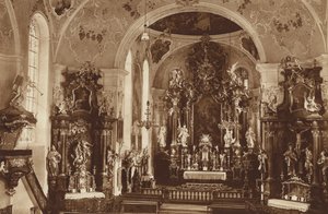 Plébánia-templom, Oberammergau, A templom belseje