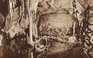 A Blue Grotto, a Bajor Kings Kastle Linderhof közelében