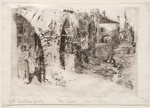 Chioggia, 1880. alkotó: Otto H. Bacher