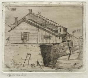 Cottages, Cleveland, 1878. alkotó: Otto H. Bacher