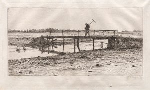 Footbridge, Worth, 1879. alkotó: Otto H. Bacher
