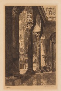 St. Marks belseje, Velence. alkotó: Otto H. Bacher