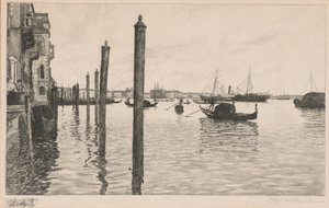 Canal Grande, Velence alkotó: Otto Henry Bacher