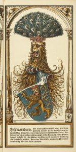 A német királyi házak címere: Schwarzburg