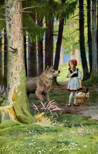 Piroska, 1900 körüli (képeslap) alkotó: Otto Kubel
