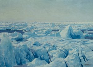 Pack Ice (olaj, vászon)