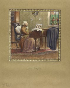 Joseph Haydn a zongoránál, 1917