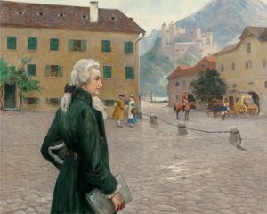 Az ifjú Mozart Salzburgban.
