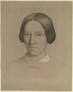 Emilie Scholderer, a művész édesanyjának portréja, szemből alkotó: Otto Scholderer