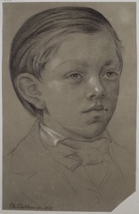 Wilhelm Amandus Beer gyermekkori portréja