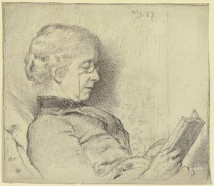 Olvasó Luise Scholderer alkotó: Otto Scholderer