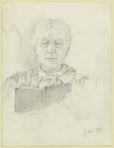 Olvasó Luise Scholderer alkotó: Otto Scholderer