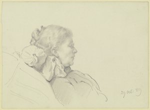 Olvasó Luise Scholderer alkotó: Otto Scholderer