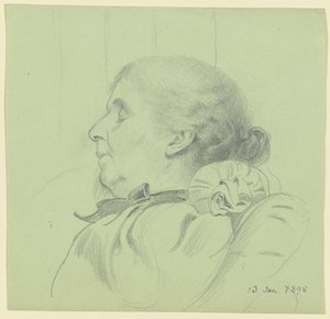 Alvó Luise Scholderer alkotó: Otto Scholderer