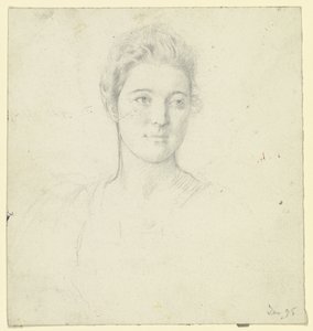 Miss Martin portréja alkotó: Otto Scholderer