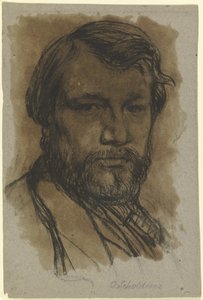 A művész önarcképe alkotó: Otto Scholderer