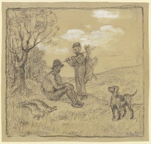 A fiatal orvvadász alkotó: Otto Scholderer