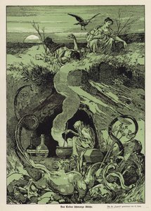 A halál fekete konyhája (színes litó) alkotó: Otto Seitz