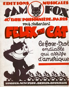 Felix a macska. (metszet, 1930 körül) alkotó: Otto and Sullivan Pat Messmer
