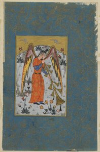 Israfil angyal, 1580-90 körül alkotó: Ottoman School
