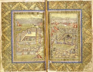Mekka és Medina látképe, 1794-1795 körül alkotó: Ottoman School