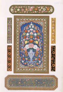 Indiai, LIV lemez, Owen Jones (1809-1868) „The Grammar of Ornament” című művéből