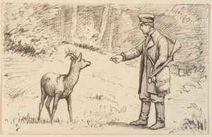 Találkozás az erdőben alkotó: P.C. Skovgaard