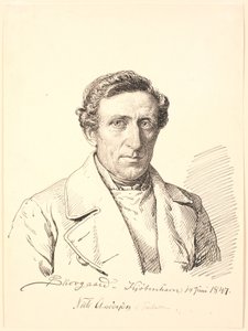 Niels Andersen portréja a Forballe-ban. alkotó: P.C. Skovgaard
