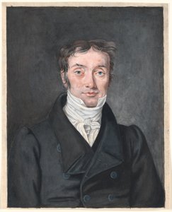 Hans Jensen Visby (1777-1870) iskolai tanár portréja, Aagerupból, Ramløse plébániából. alkotó: P.C. Skovgaard