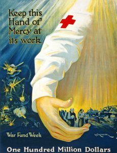 Tartsd az irgalmasság kezét munkában, Háborús Alapok Hete, Százmillió dollár, 1917-20 körül.