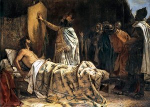 Szőrös Wilfred gróf halála (840-897), 19. század vége - 20. század eleje (olaj, vászon) alkotó: Pablo Antonio Béjar Novella