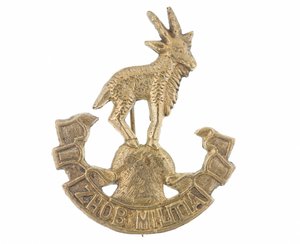 Sapkás jelvény, Zhob Militia alkotó: Pakistani School