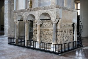 Stilicho szarkofágja (márvány) alkotó: Paleo Christian