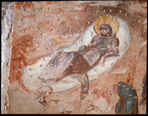 A betlehemes. Apszis freskója, 6-7. század alkotó: Paleo Christian